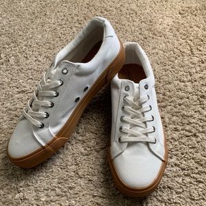 Brand New White New Republic Sneakers w/ Gum Sole